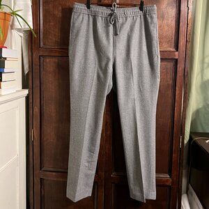 POLO RALPH LAUREN PULL ON TROUSERS COTTON WOOL BLEND SIZE L